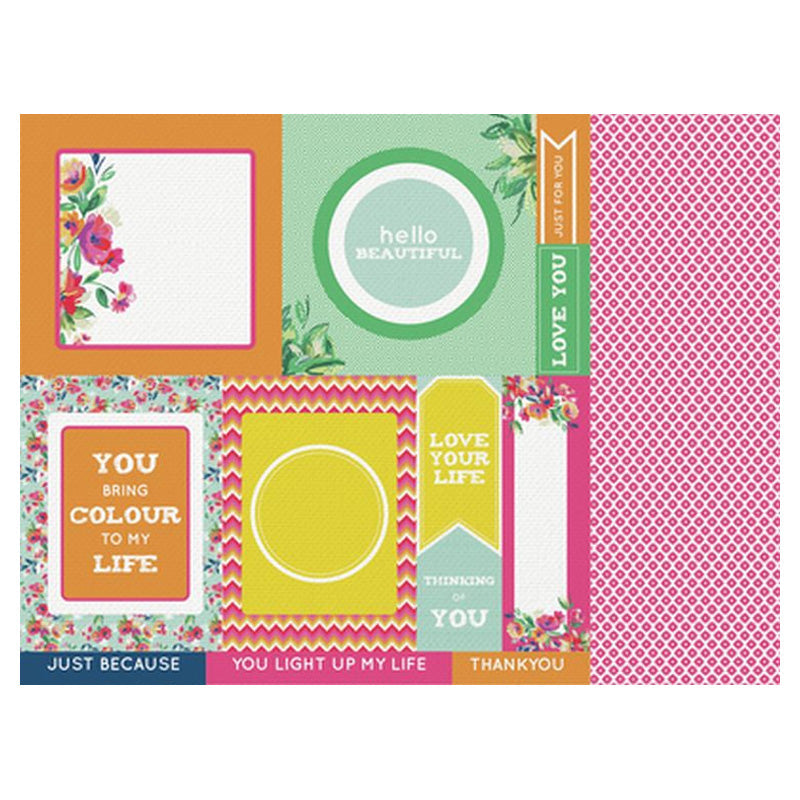 Kaisercraft Scrapbook Paper - Tequila Packs Of 10 Sheets