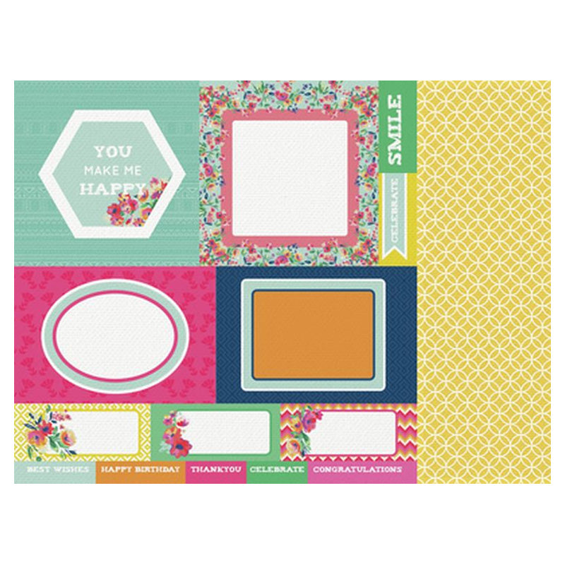 Kaisercraft Scrapbook Paper - Arriba Packs Of 10 Sheets