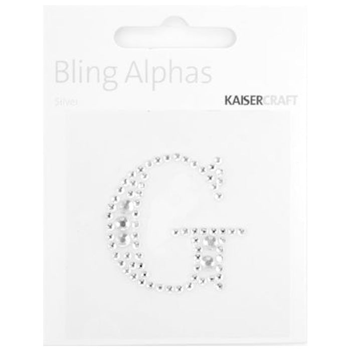 Kaisercraft Rhinestone Silver Letter  F