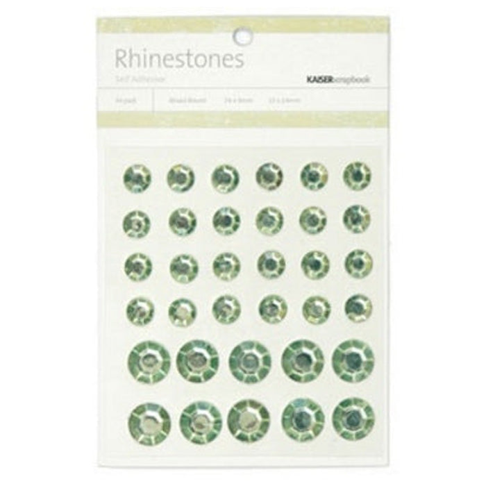 Kaisercraft Mx Round Rhinestones - Mint
