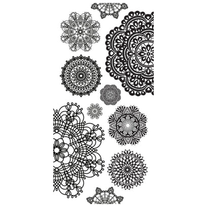 Kaisercraft Clear Stickers Doilies