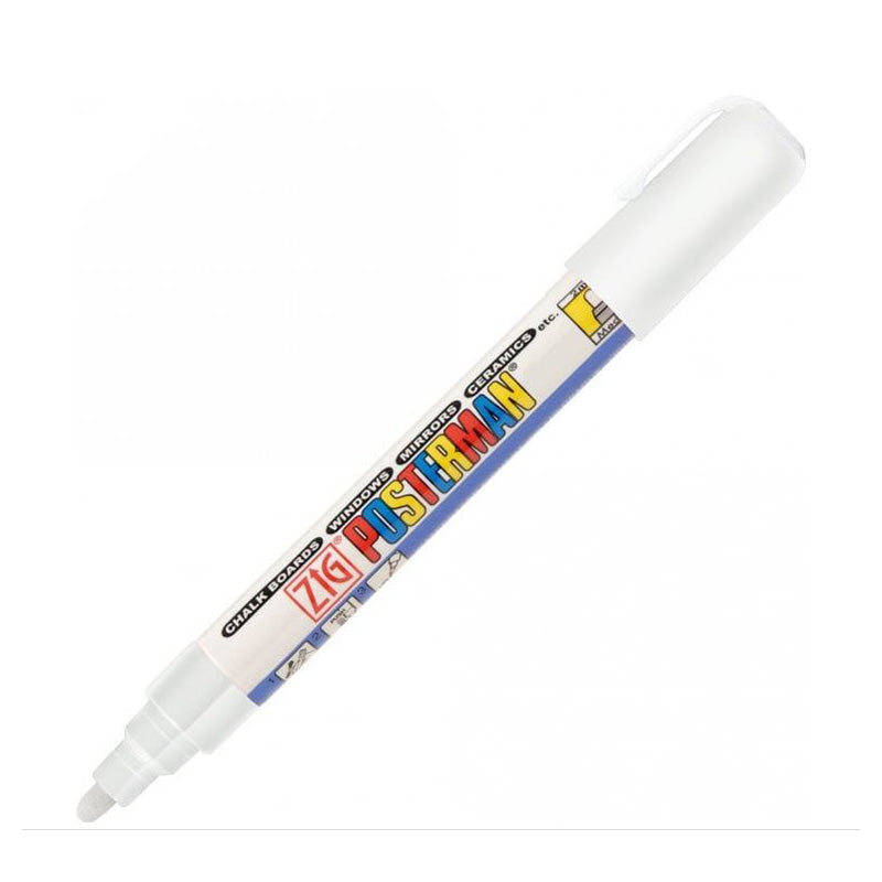 Kuretake Zig Posterman Medium 000 White