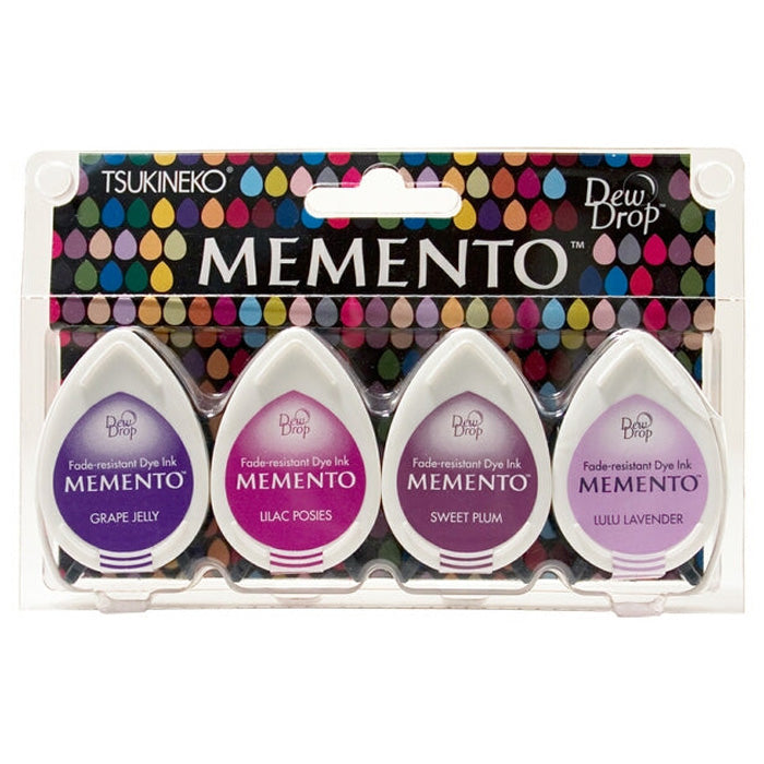 Tsukineko Memento 4 Piece Set Juicy Purples