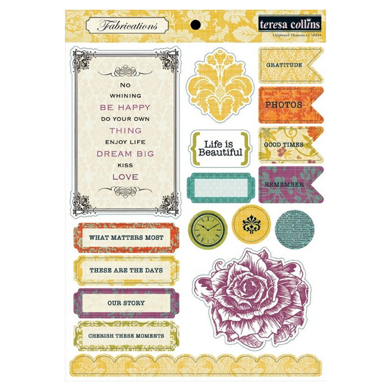 Teresa Collins Designs Fc Die Cut Sheet Packs