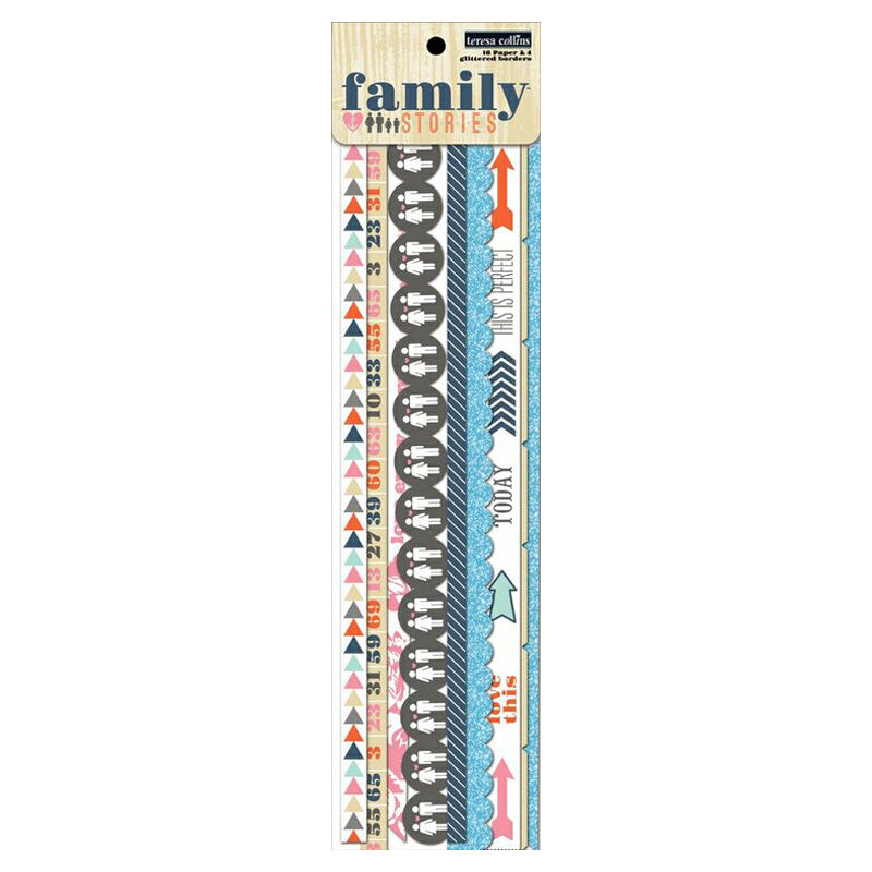 Teresa Collins Designs Family Stories Border Strips