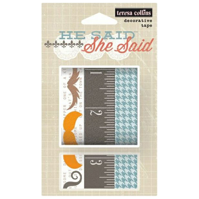 Teresa Collins Designs He Said Decorative Tape