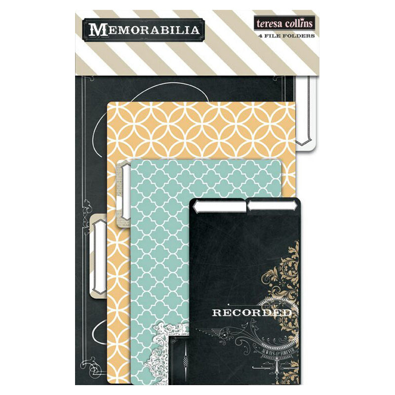 Teresa Collins Designs Memorabilia File Folders