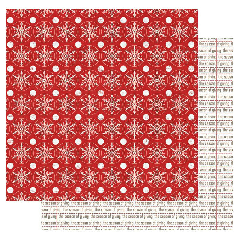 Teresa Collins Designs Red Flakes 12x12 Paper (10)