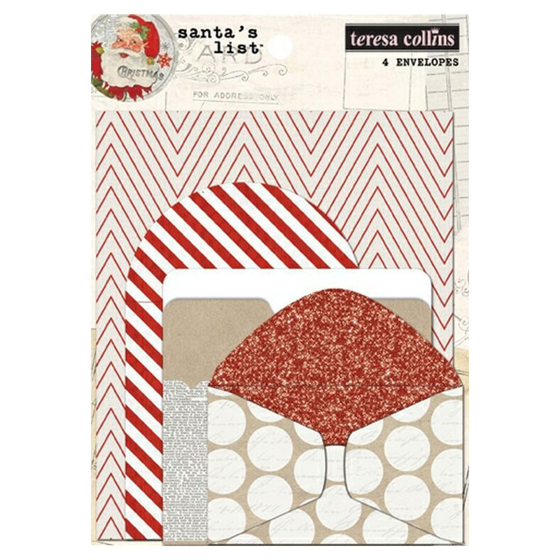 Teresa Collins Designs Santa's List Envelopes