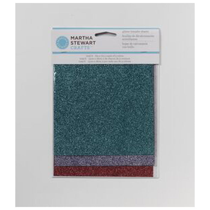 Martha Stewart Crafts Glitter Sheets - Gemstone