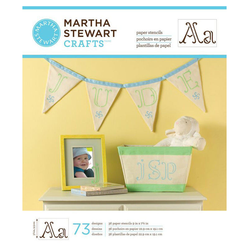 Martha Stewart Crafts Stencil - Ornate Alphabet