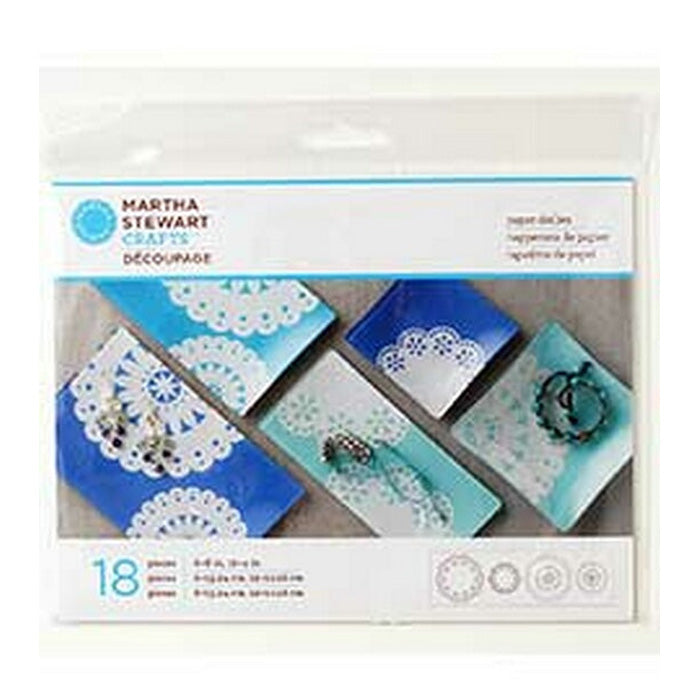 Martha Stewart Crafts Decoupage Paper Doilies - White