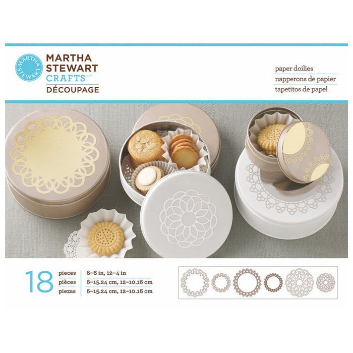 Martha Stewart Crafts Decoupage Paper Doilies - Metallic