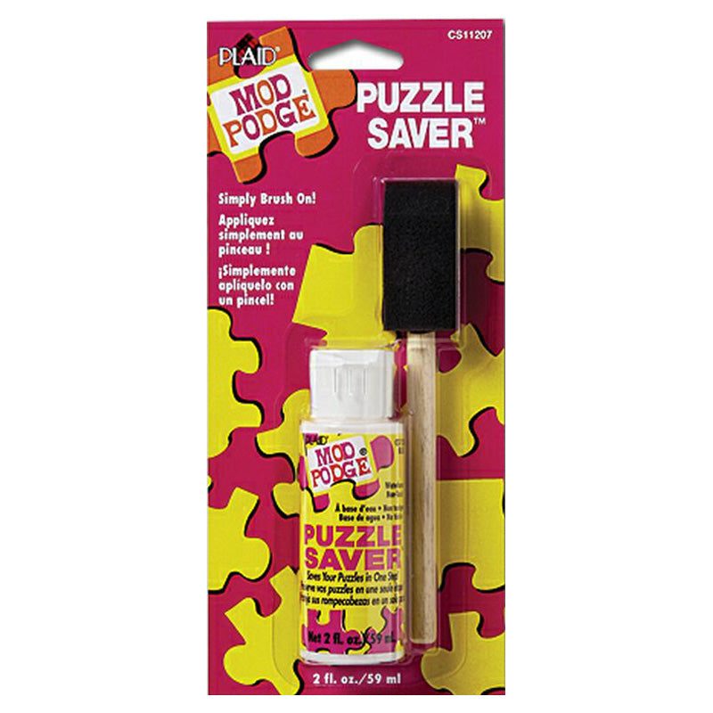 Mod Podge Puzzle Saver 2oz Carded With Sponge Applicator