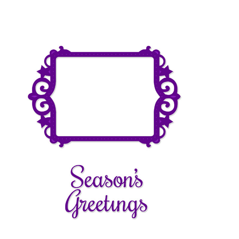 Sue Dix Seasons Greetings Sweet Dixie Die & Stamp