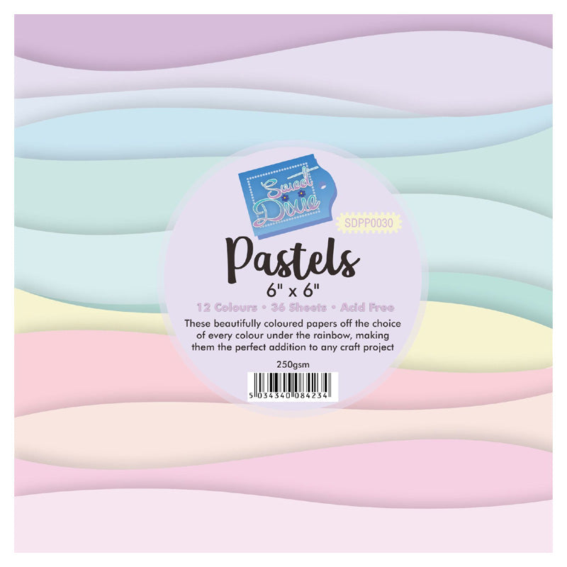 Sweet Dixie Pastel Paper Pad 6x6" 36 Sheets