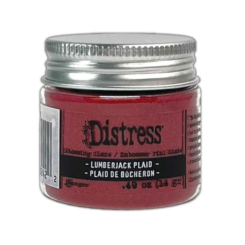 Ranger Tim Holtz Distress Embossing Glaze Lumberjack Plaid