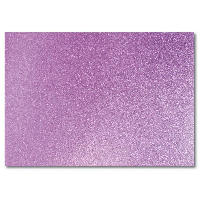 Trimcraft A4 Glitter Card Lilac