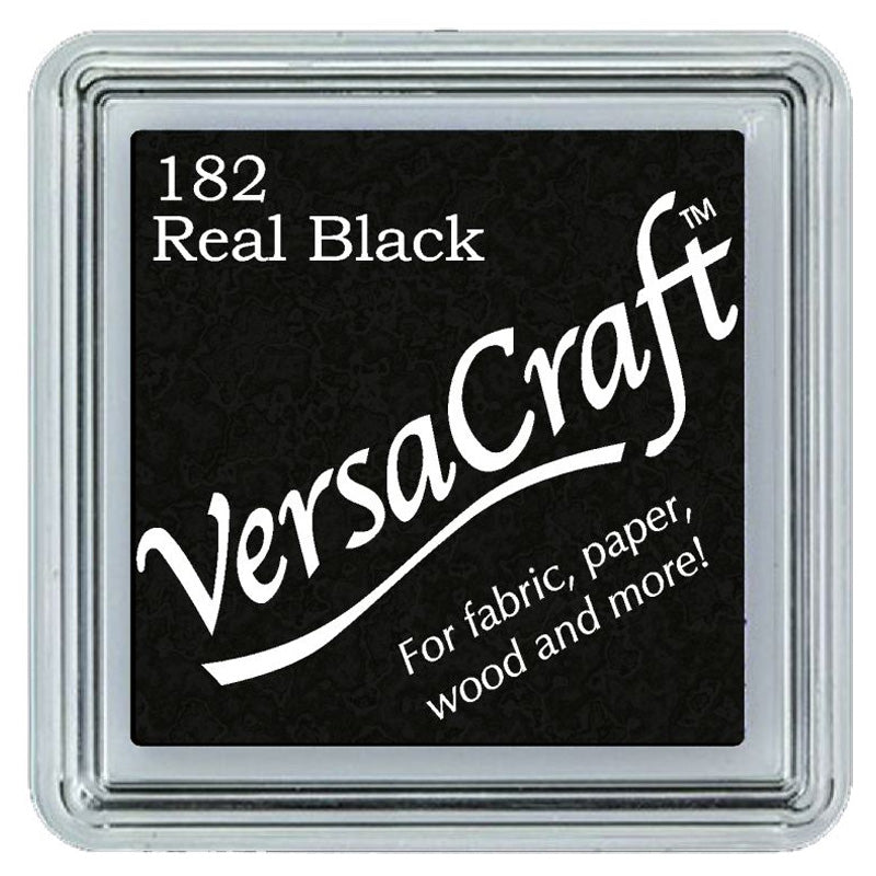 Tsukineko Real Black Versacraft Small Ink Pad