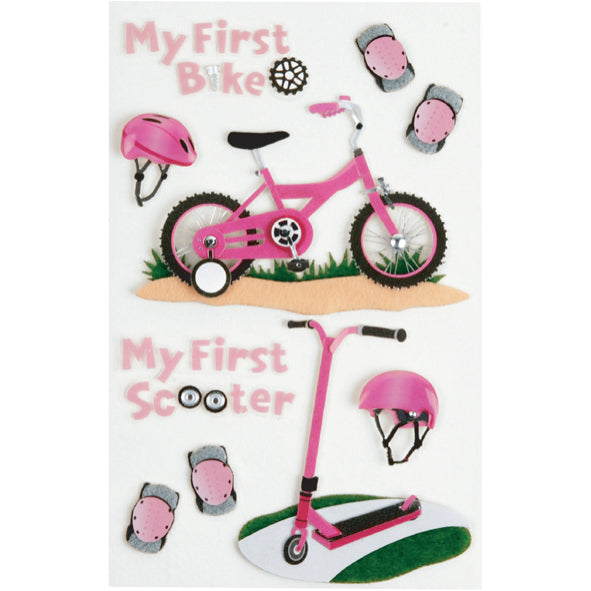 Little B Firstbicycle Girl/med Stickers