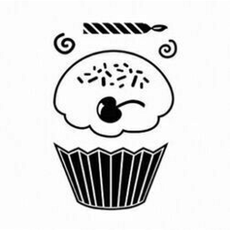 Maya Rd Cupcake Singleton Stamp. Smp95