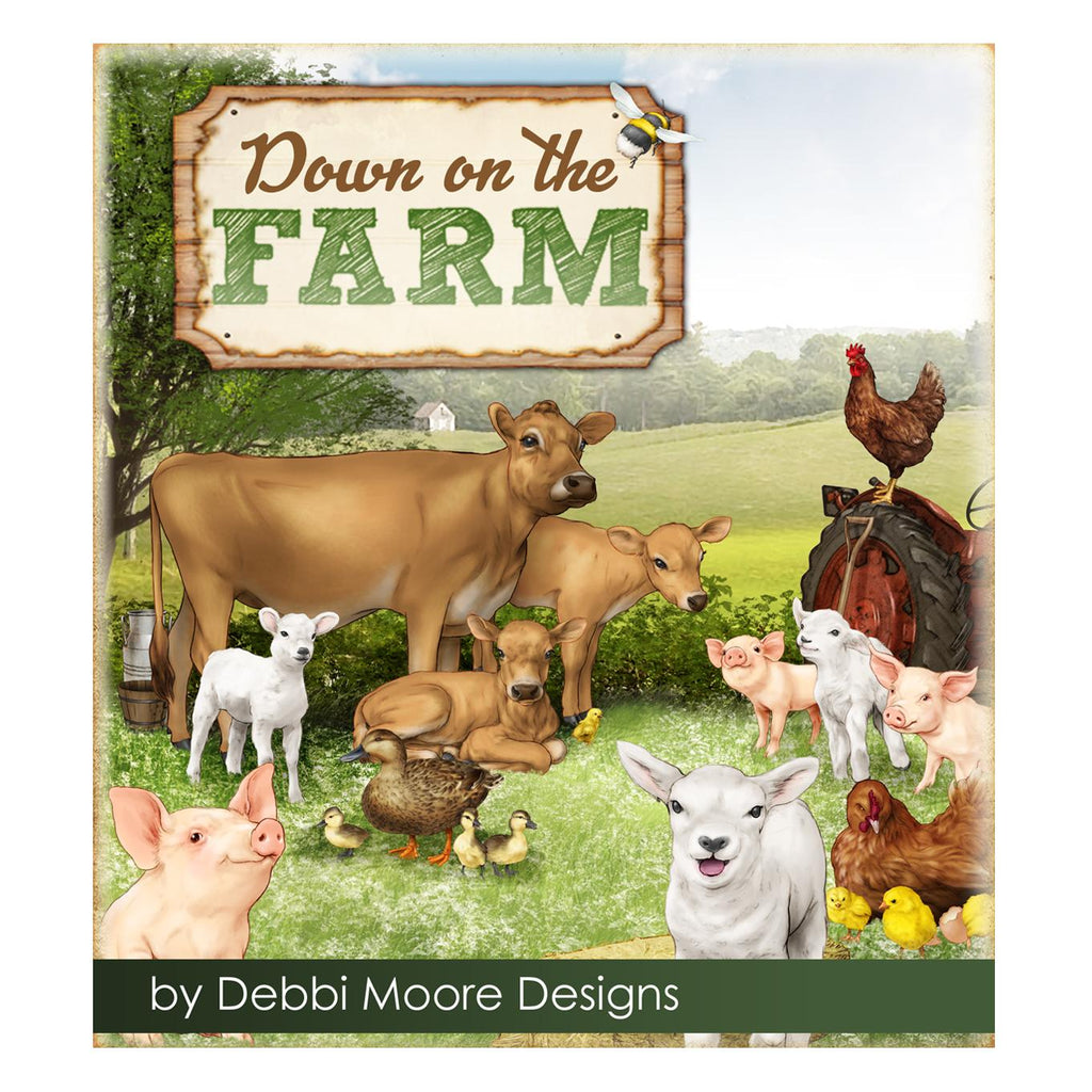 Debbi Moore Designs Down On The Farm Collection Usb Key