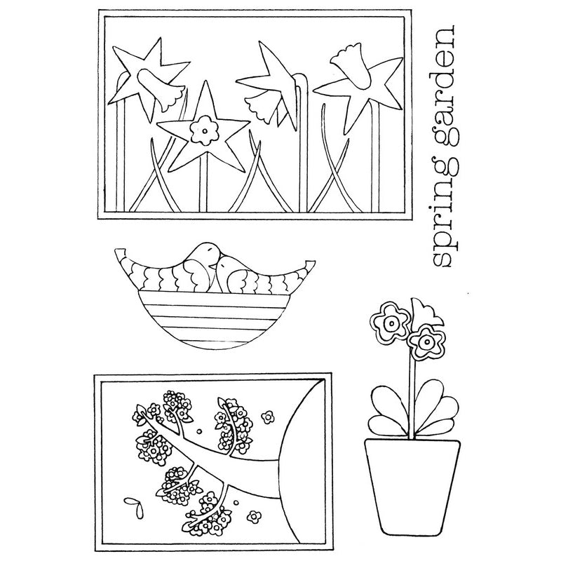 Photocentric Beth Hughes Spring Garden Stamp Set