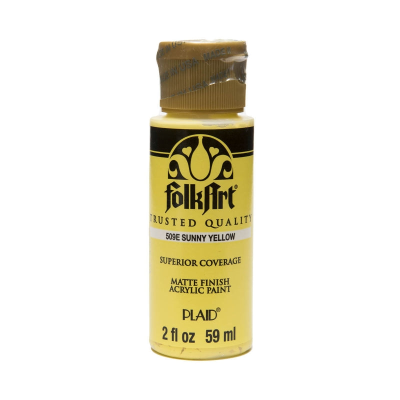 Sunny Yellow Folkart- 2oz