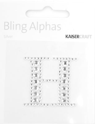 Kaisercraft Rhinestone  Silver Letter