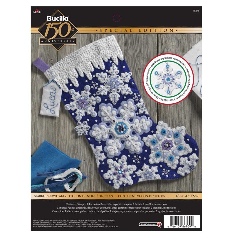 18" Stocking Felt Home Accents Kits