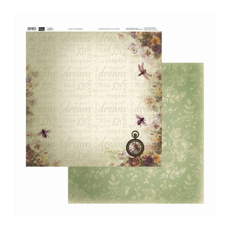 Artdeco Creations Con Pansy Dreaming Packs Of 10 Sheets