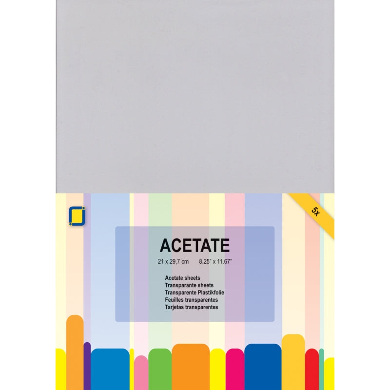 5 X A4 Acetate Sheets