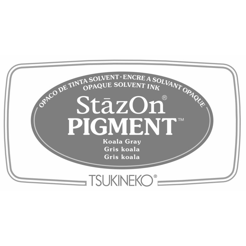 Tsukineko Stazon Pigment Pad Koala Gray