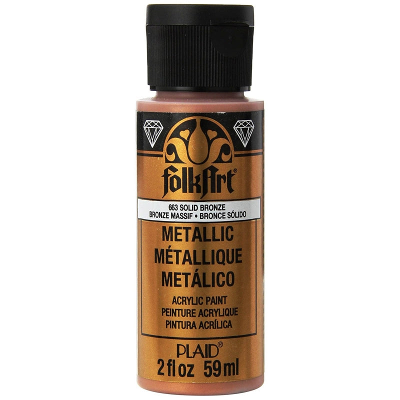 Solid Bronze Metallic Folkart 2oz