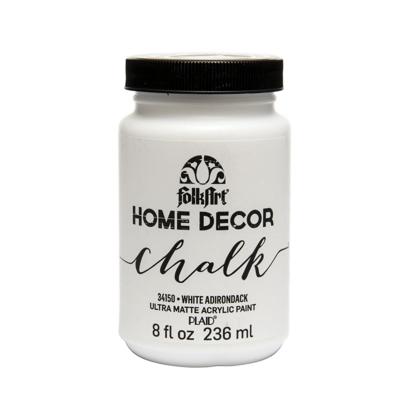 White Adirondack Folkart Home Decor Chalk 8oz