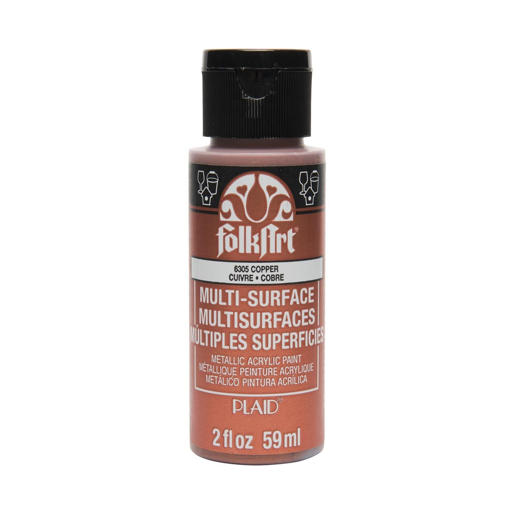 Metallic Copper Folkart Multisurface 2oz