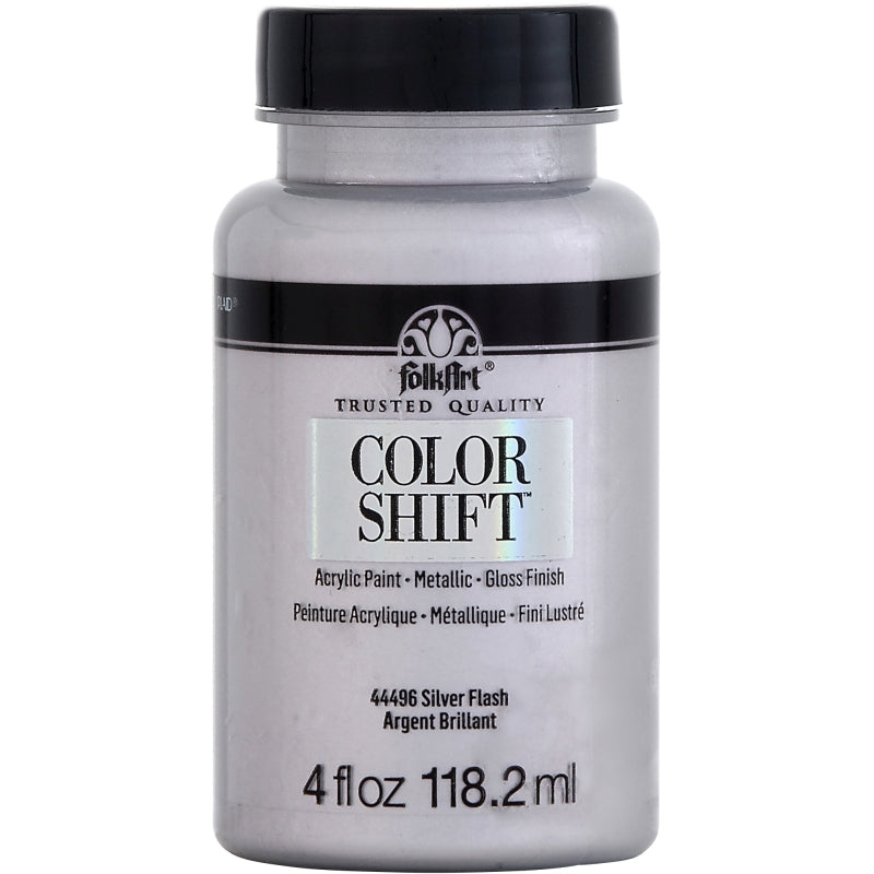 Silver Flash Folkart Color Shift - 4 Oz