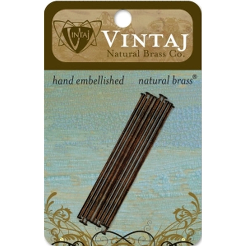 Vintaj Natural Brass Co. 2" Head Pin