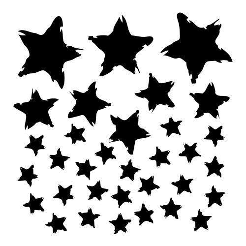 The Crafters Workshop 6x6 Stencil Star Fall