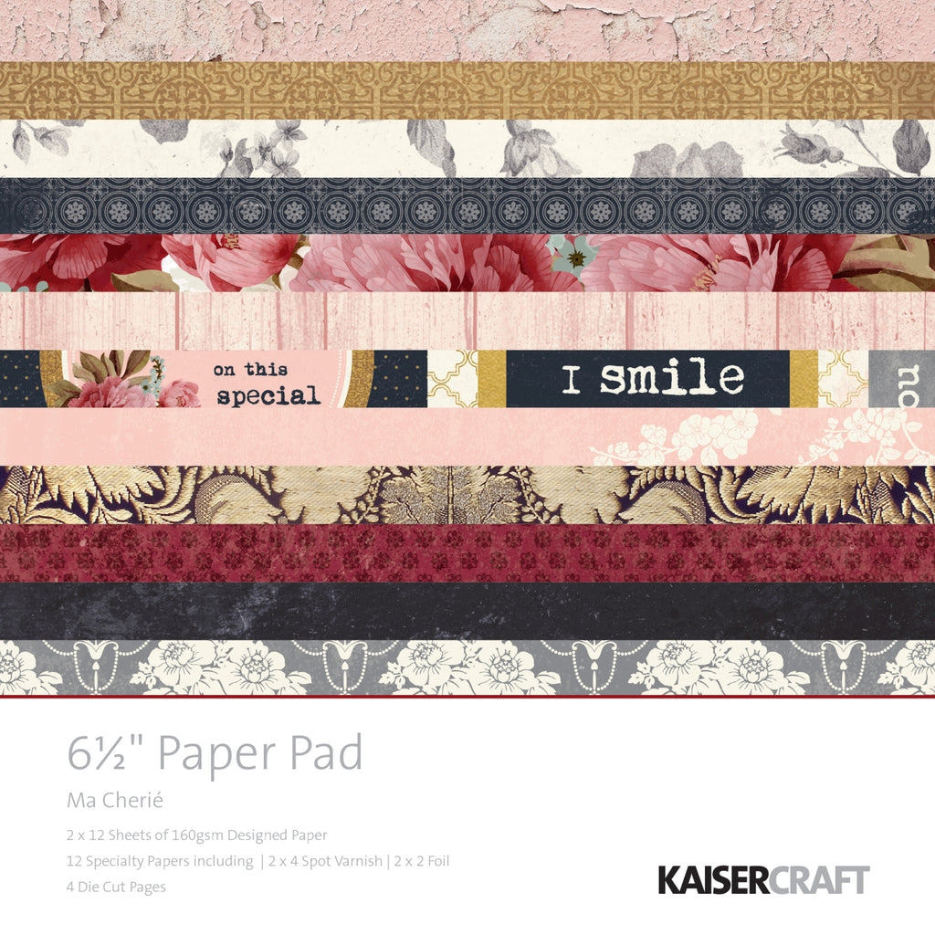 Kaisercraft Ma Cherie 6.5 Inch Paper Pad