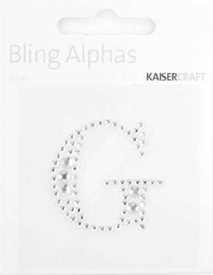 Kaisercraft Rhinestone  Silver Letter