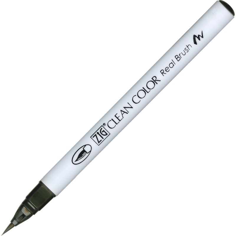 Kuretake Zig Clean Colour Real Brush 095 Dark Gray