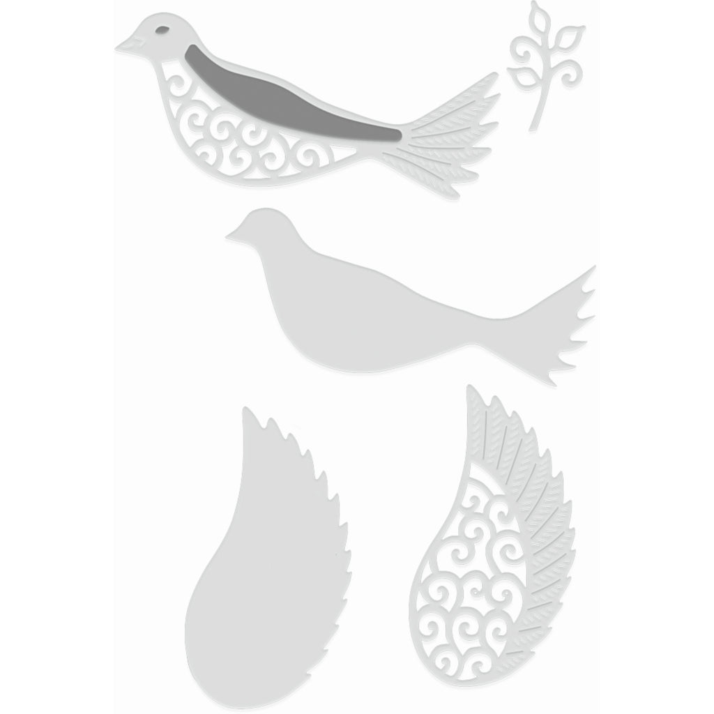 Layered Dove Sweet Dixie Cutting Die