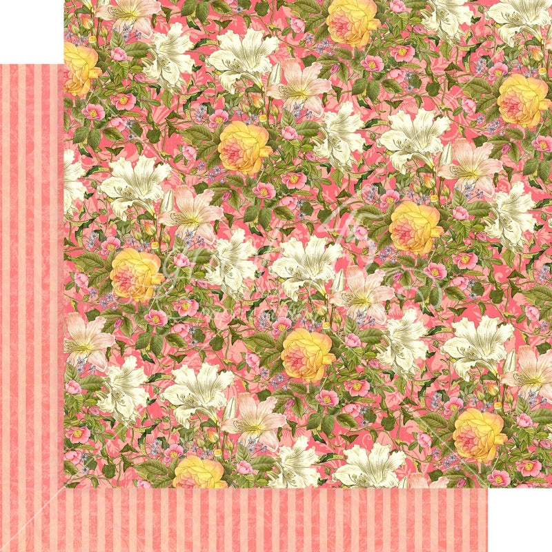 Graphic 45 Pink Lilies Packs Of 10 Sheets