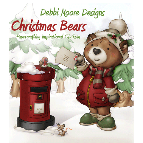 Debbi Moore Designs Christmas Bears Paper Crafting Collection Usb Key