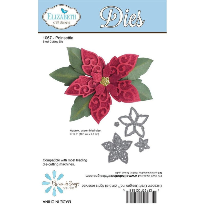 Elizabeth Craft Designs Poinsettia