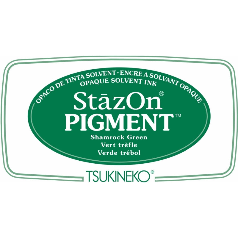 Tsukineko Stazon Pigment Pad Shamrock Green