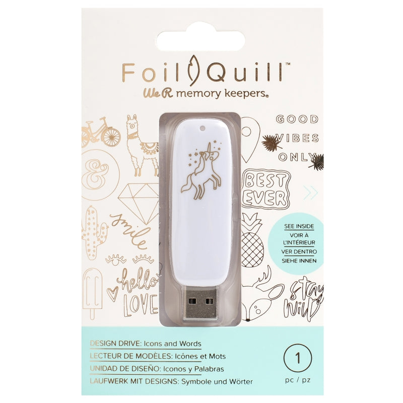 We R Memory Keepers Foil Quill - Icons (200 Designs)usb Artwork Drives - Wr