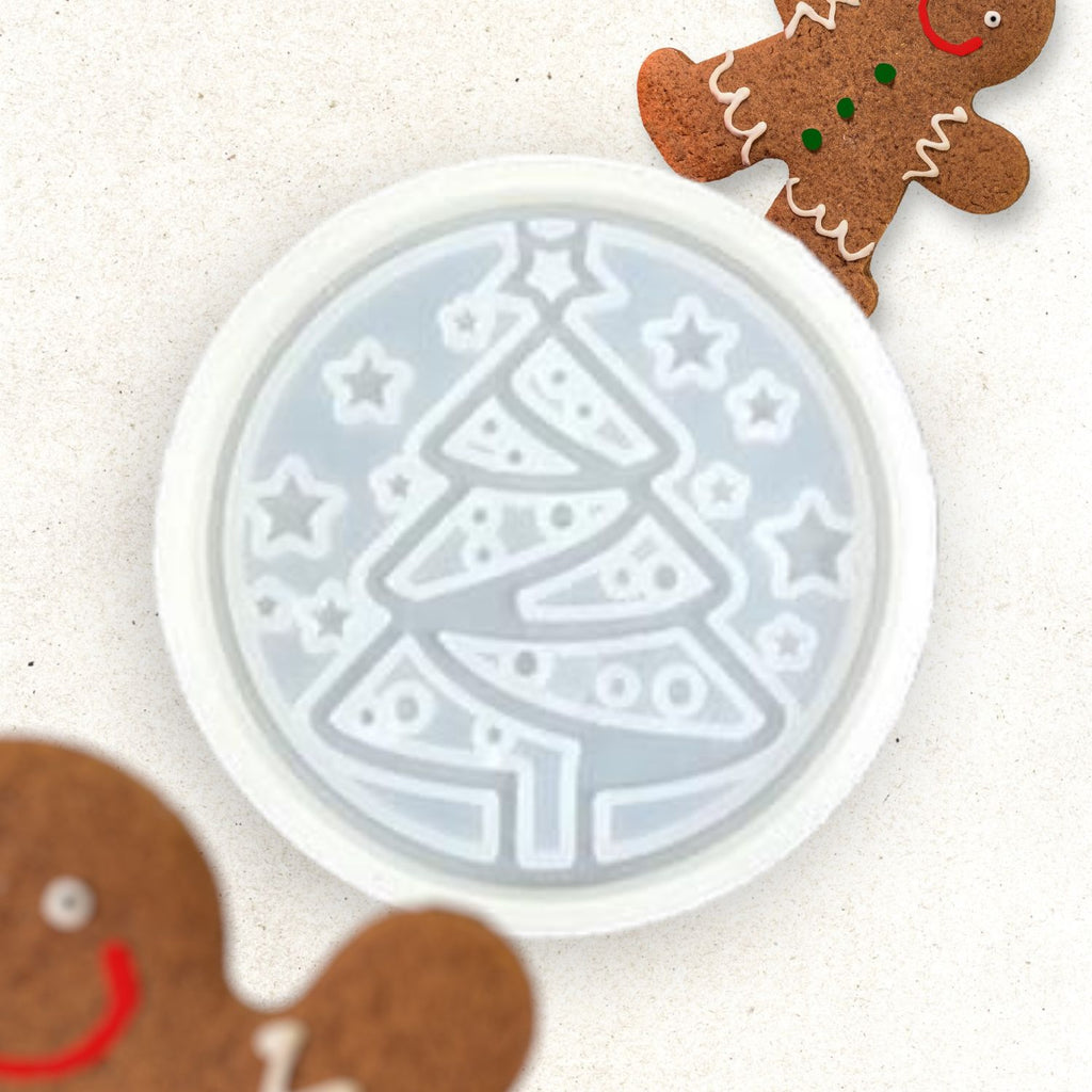 Earlyriser Christmas Tree Coaster Silicone Mould