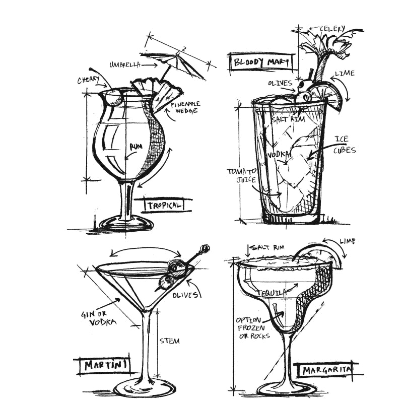 Art Gone Wild Cocktails Blueprint